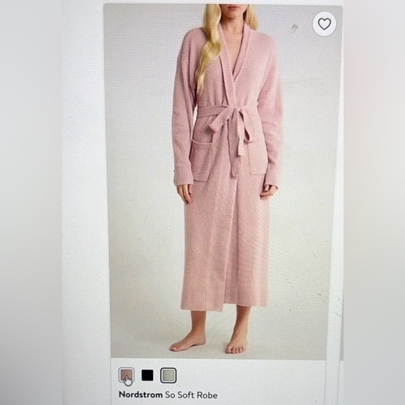 Nordstrom Pink Robe - Picture 1 of 3